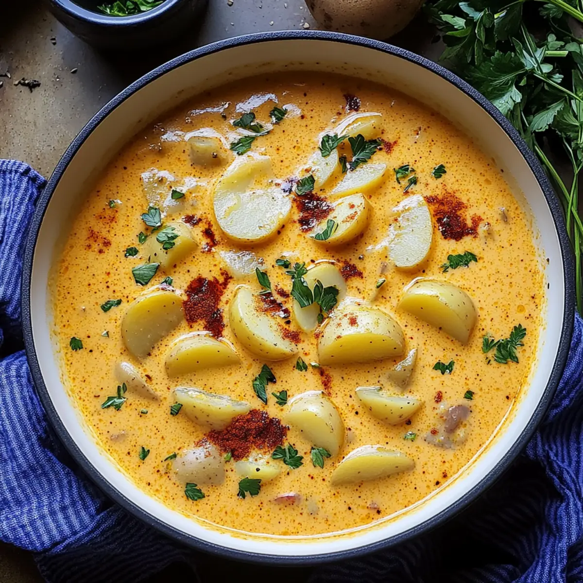 Spicy Cajun Potato Soup: A Warm Hug in a Bowl