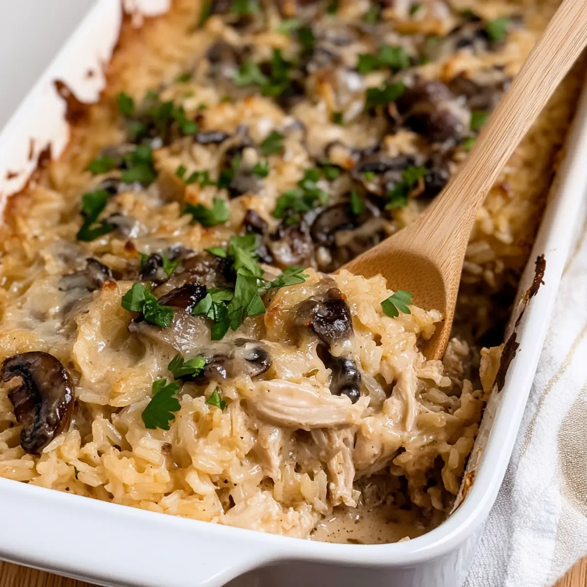Delicious Chicken Marsala And Rice Casserole Made Easy