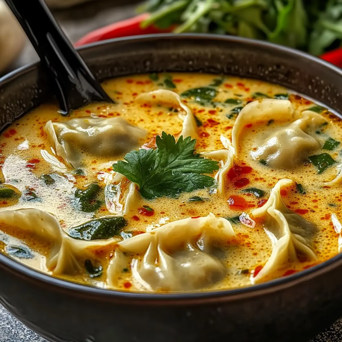 Thai Potsticker Coconut Soup: Comfort in Every Bowl