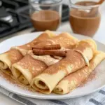 Cinnamon Roll Protein Crepes
