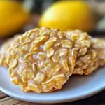 Lemon Oatmeal No-Bake Cookies