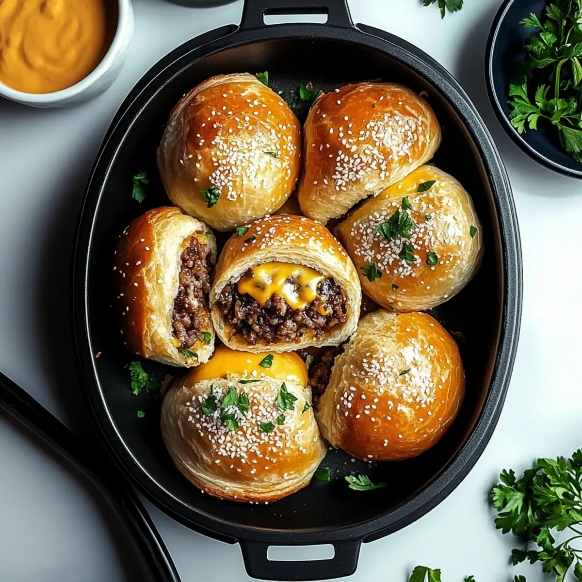 Savory Garlic Parmesan Cheeseburger Bombs You’ll Love