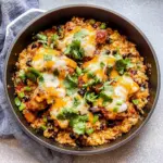 Salsa Chicken and Cauliflower Rice Skillet