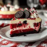 Christmas Red Velvet Cheesecake