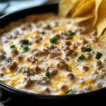 Hot Ranch Sausage Dip