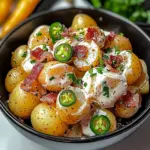 Jalapeño Popper Roasted Potato Salad