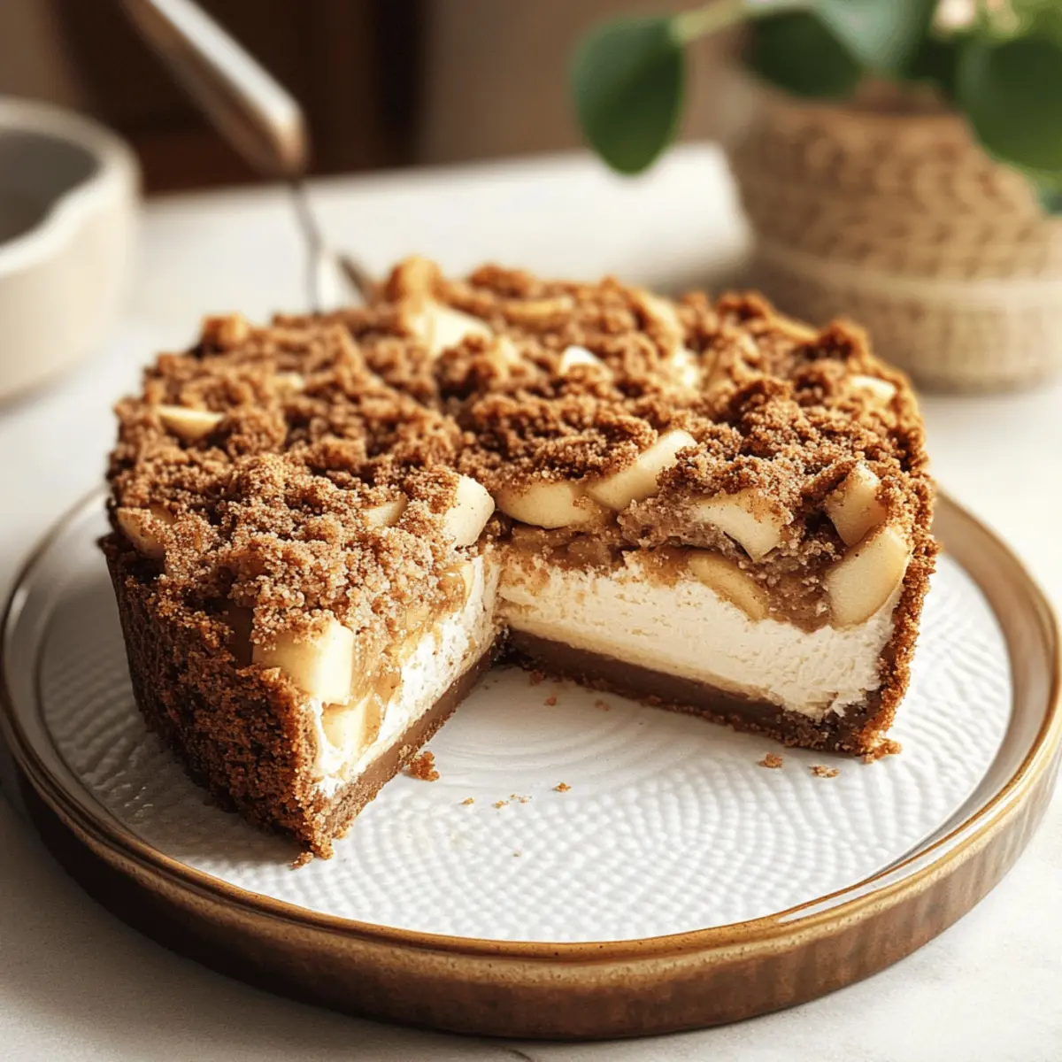 Apple Crumble Cheesecake csr5vq
