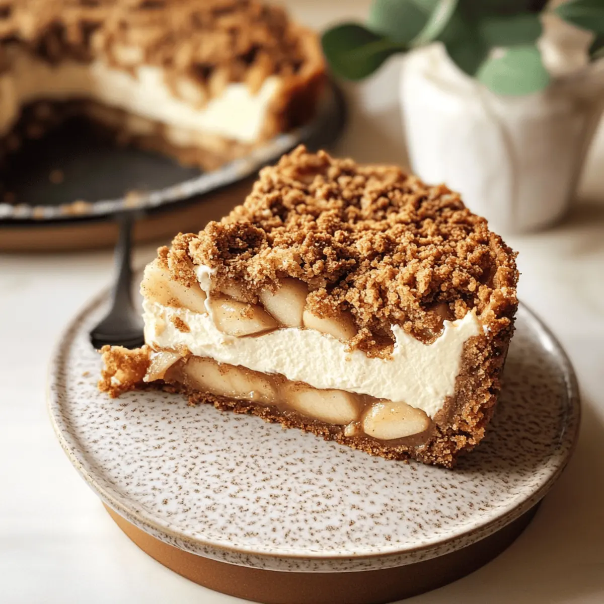 Delicious Apple Crumble Cheesecake for Cozy Fall Evenings