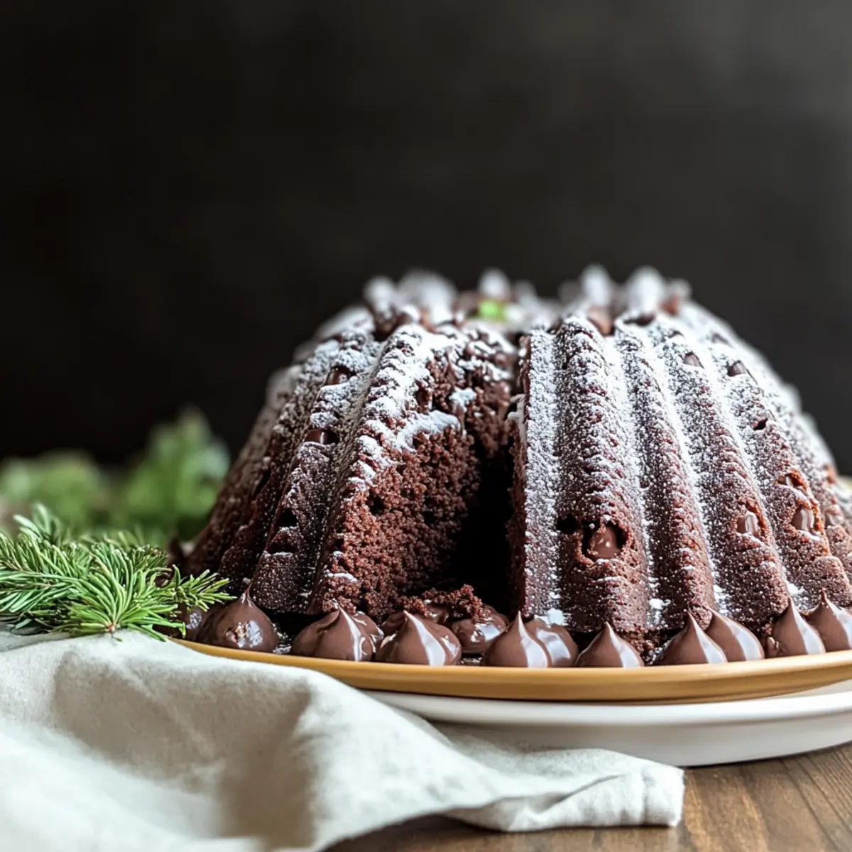 Decadent Baileys Hot Chocolate Bundt Cake for Cozy Nights