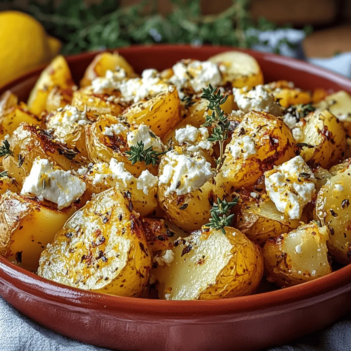 Baked Feta Potatoes with Lemon ckhslr