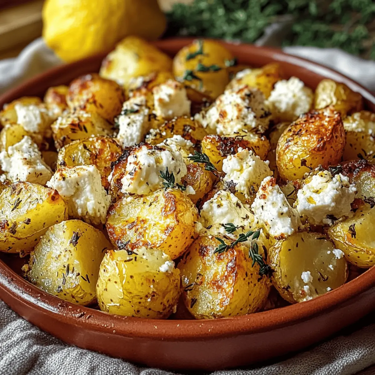 Baked Feta Potatoes with Lemon mdry56
