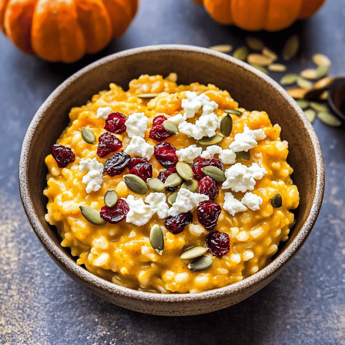 Baked Pumpkin Goat Cheese Risotto lianod