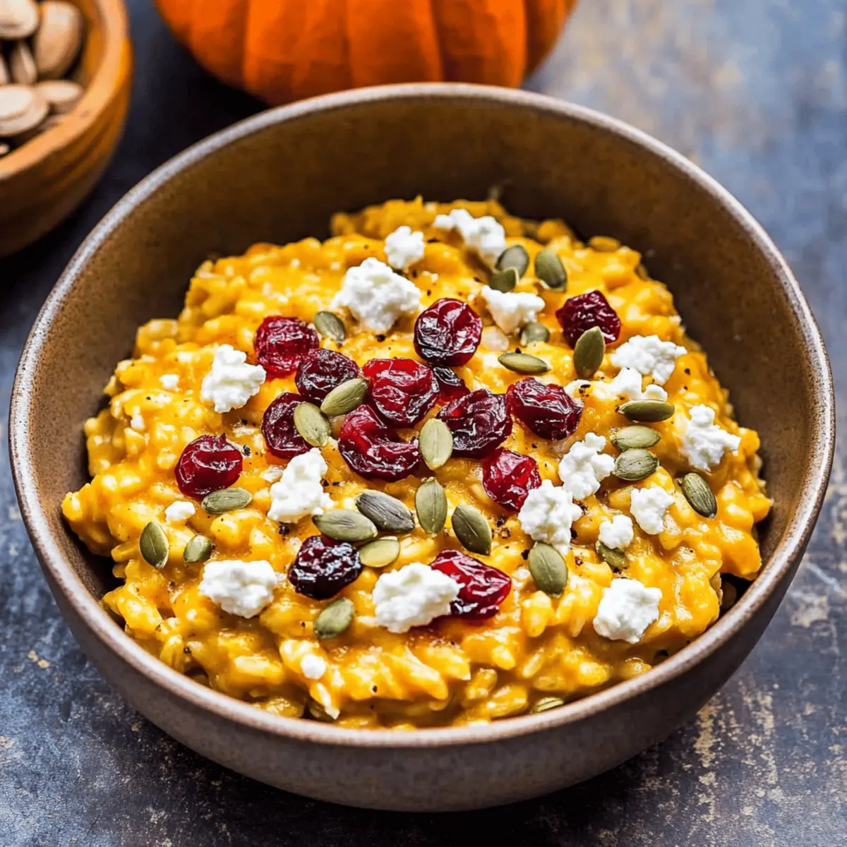 Creamy Baked Pumpkin Goat Cheese Risotto You'll Love