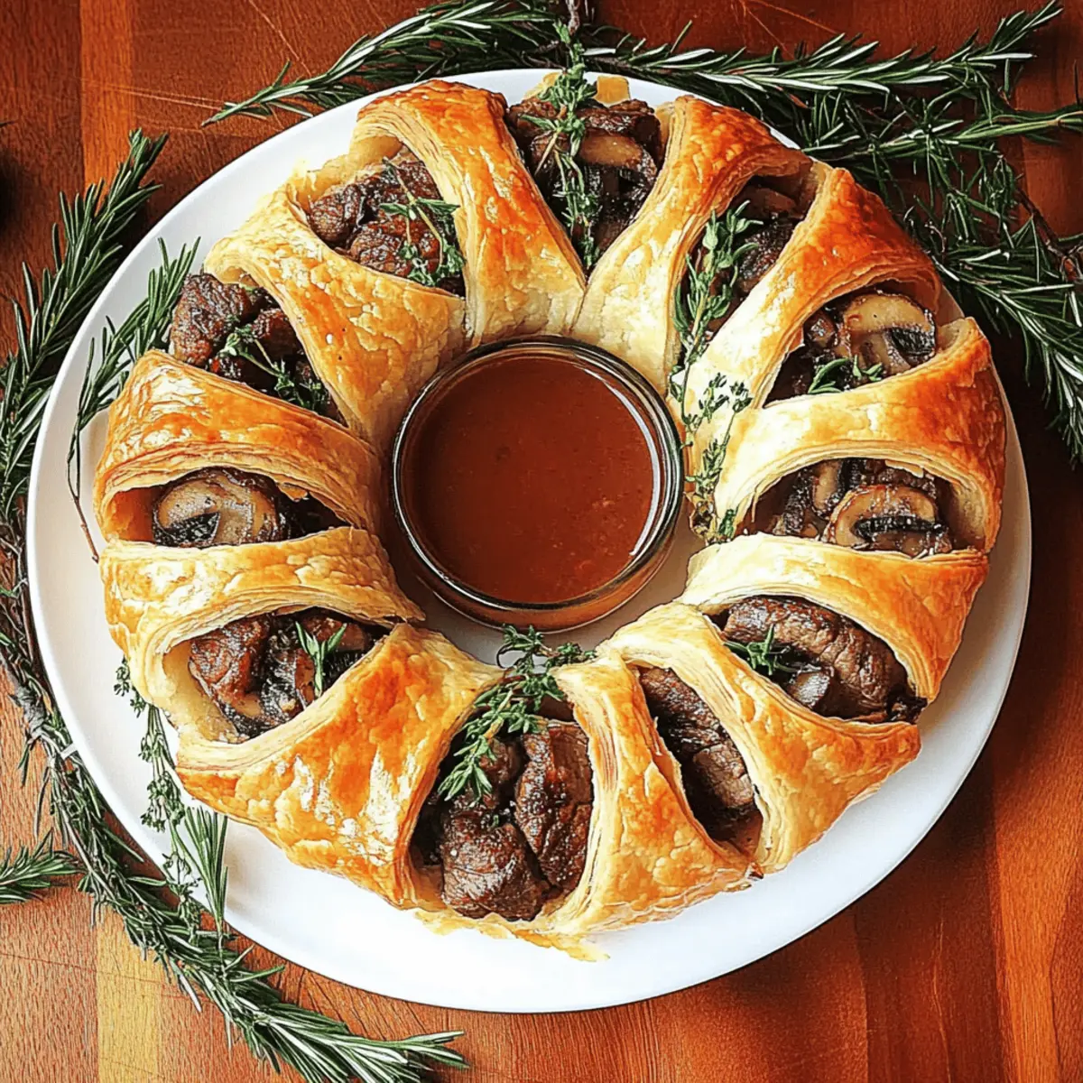 Beef Wellington Wreath jsjllc