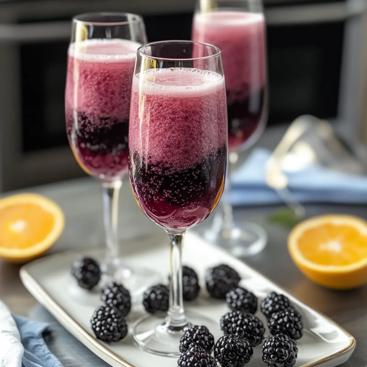 Effortless Blackberry Mimosa for Your Perfect Brunch Vibe