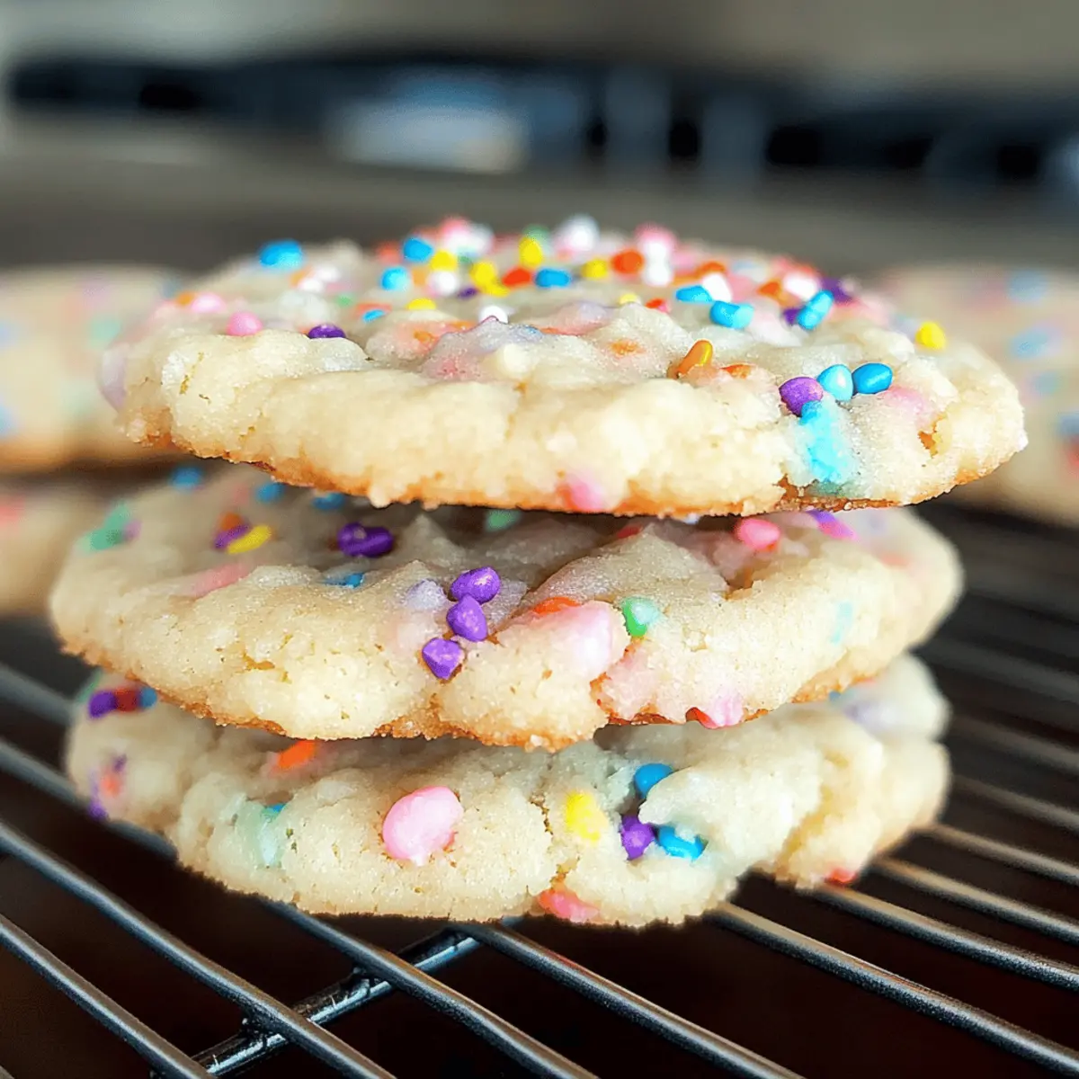 Delicious Cake Cookies That Feel Like a Birthday Party