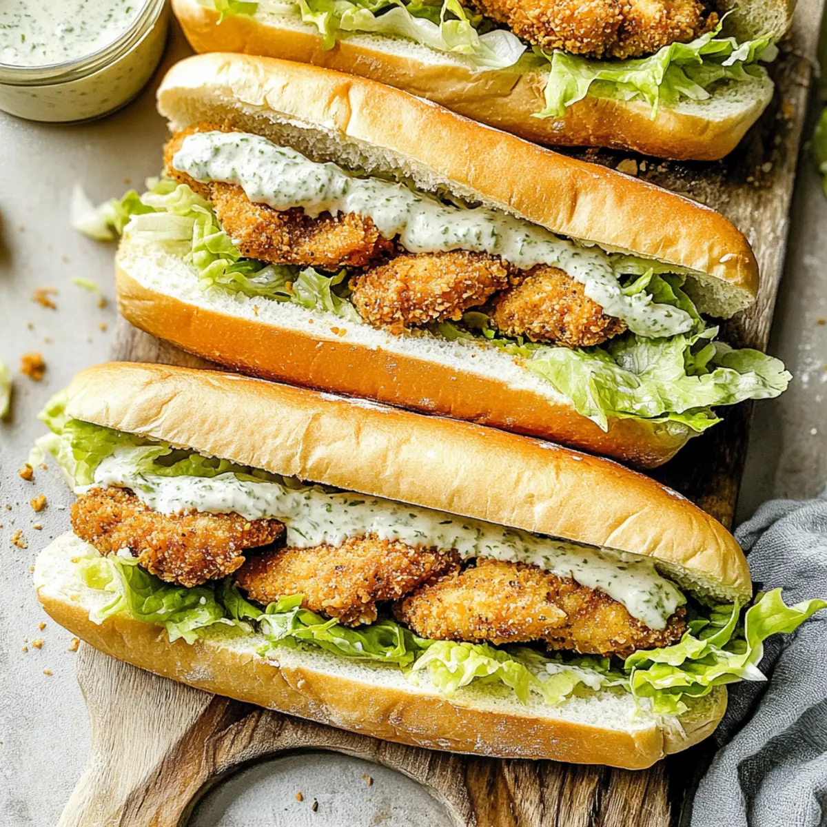 Delicious Chicken Caesar Sandwiches Loaded with Flavor