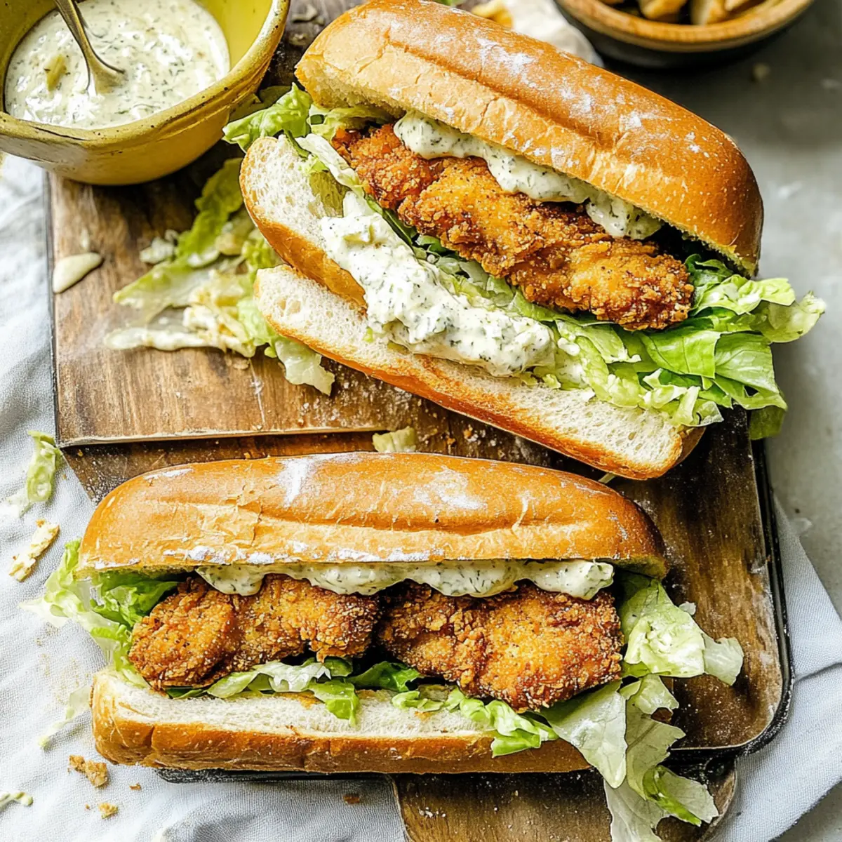 Chicken Caesar Sandwiches r8tmyv