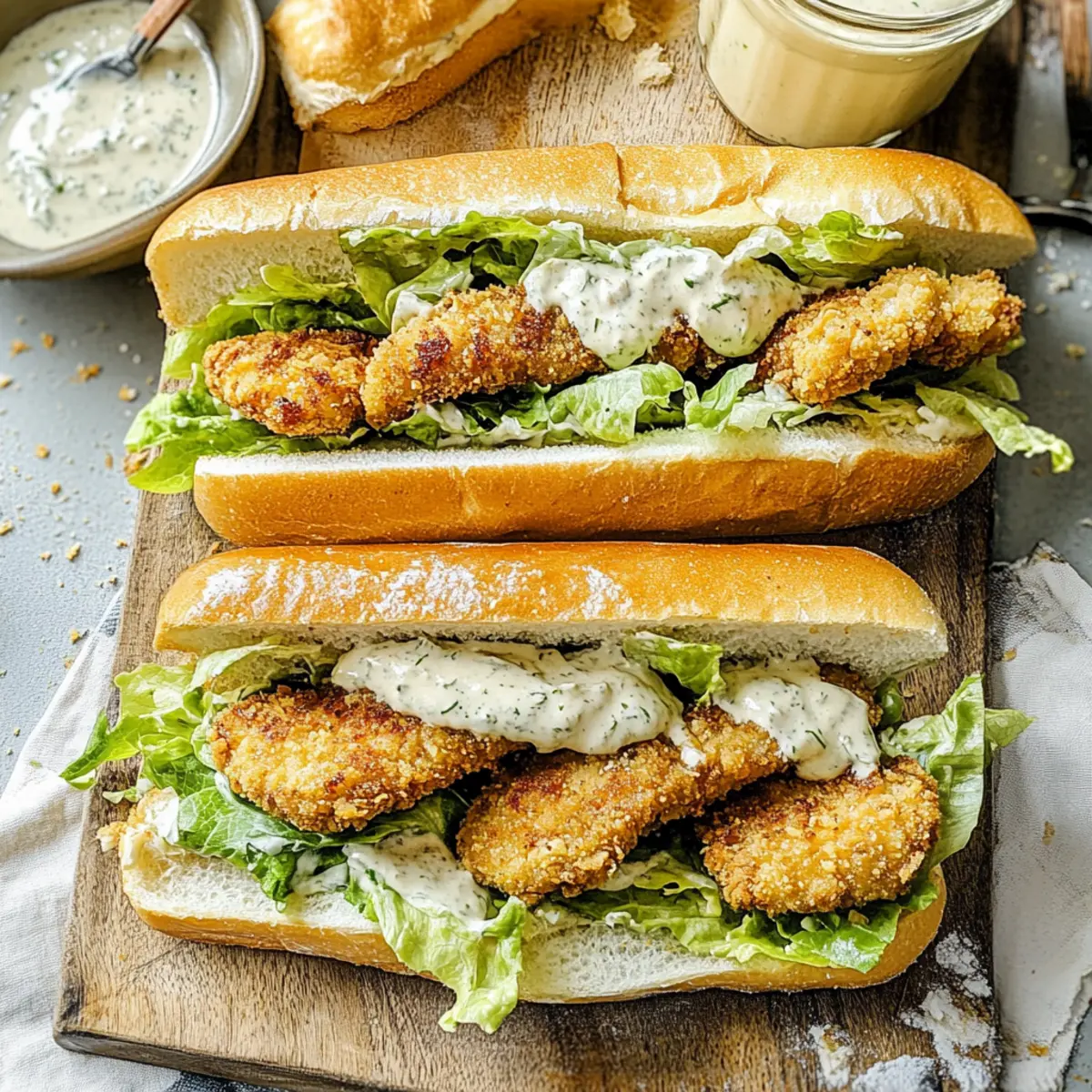Chicken Caesar Sandwiches uar4ju