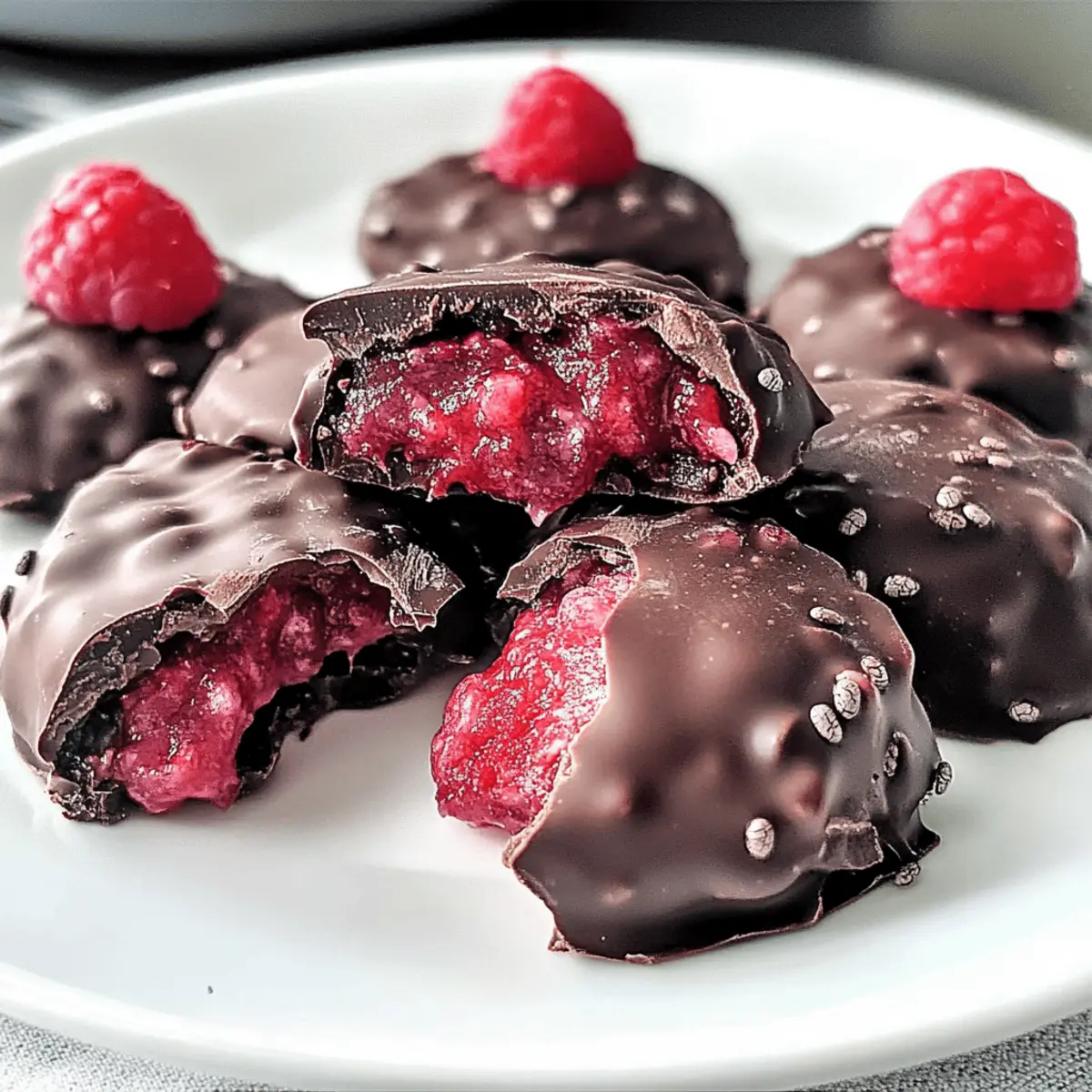 Chocolate Raspberry Chia Freezer Bites gb91bb