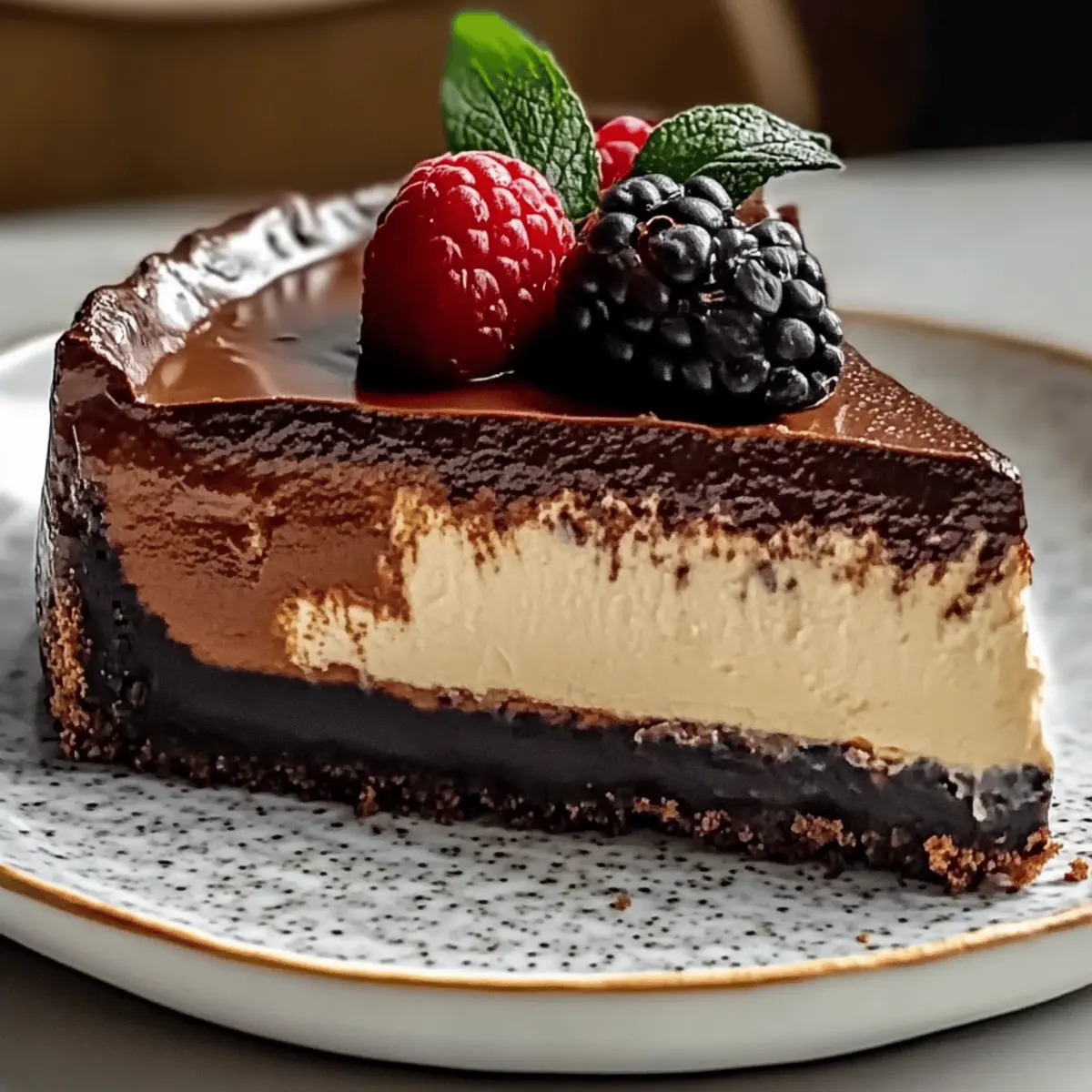 Irresistible Chocolate San Sebastian Cheesecake Recipe at Home