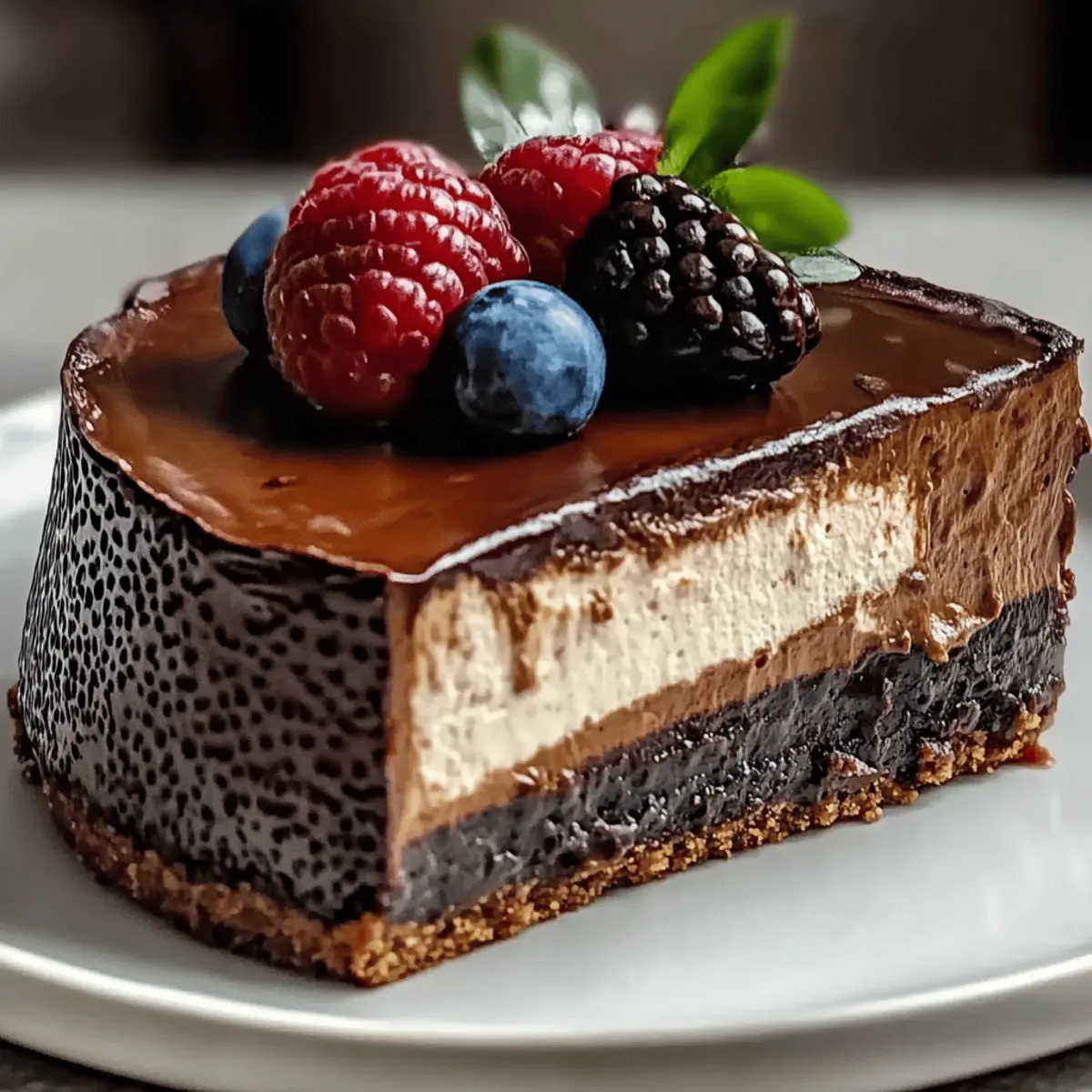Chocolate San Sebastian Cheesecake ztcbos