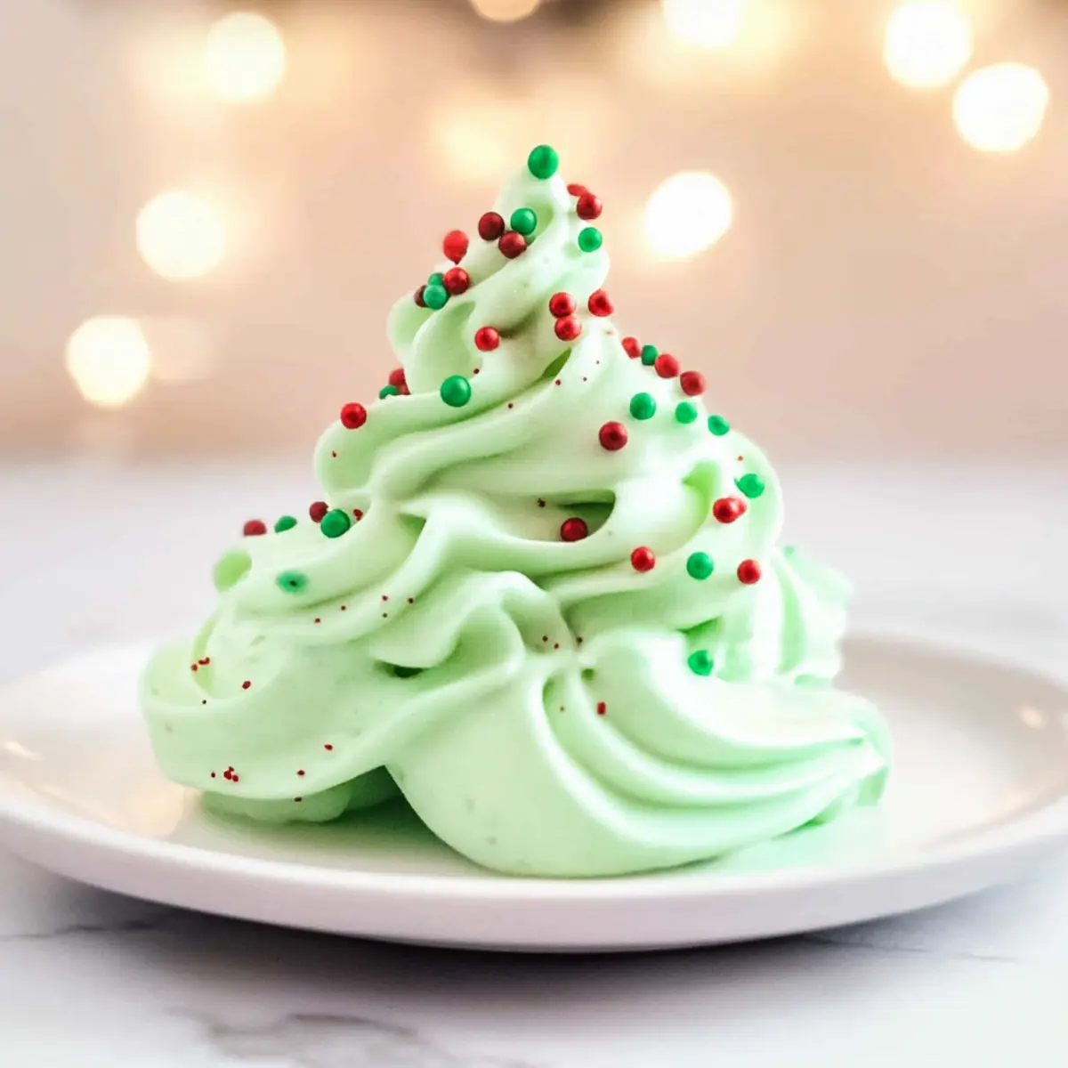Christmas Tree Meringues aselab