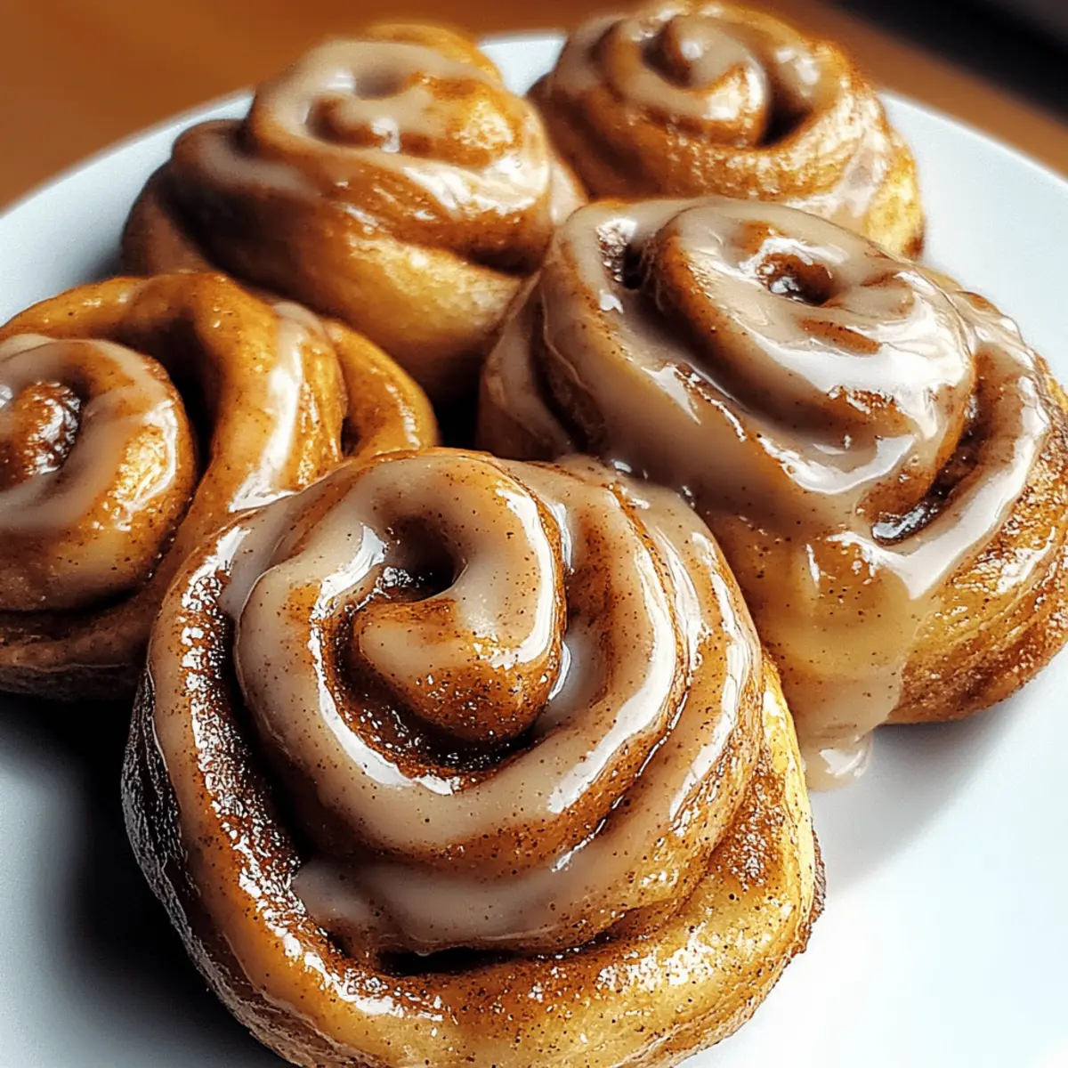 Cinnamon Knots with Coffee Icing tdmyen