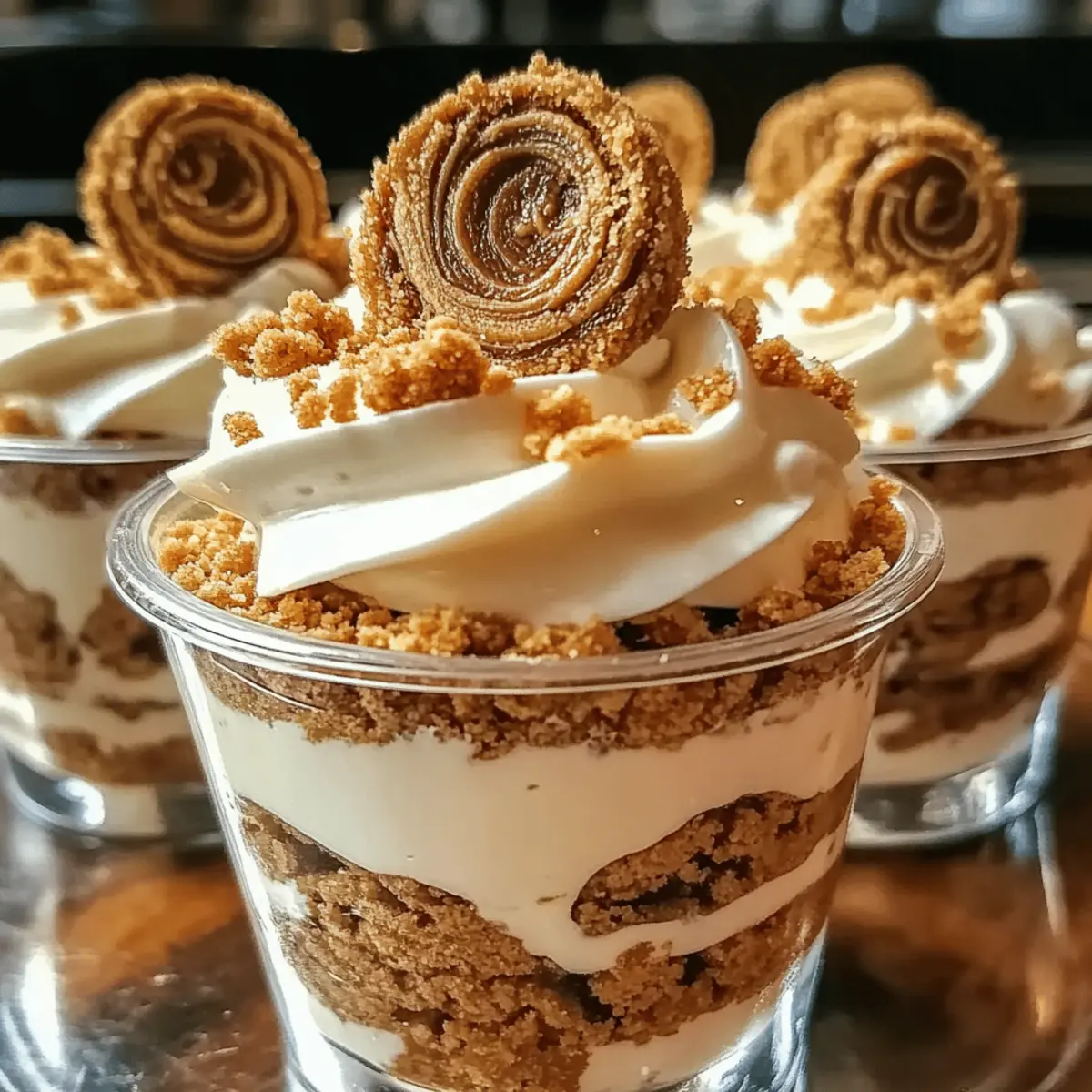 Cookie Butter Cheesecake Cups gyb5iv