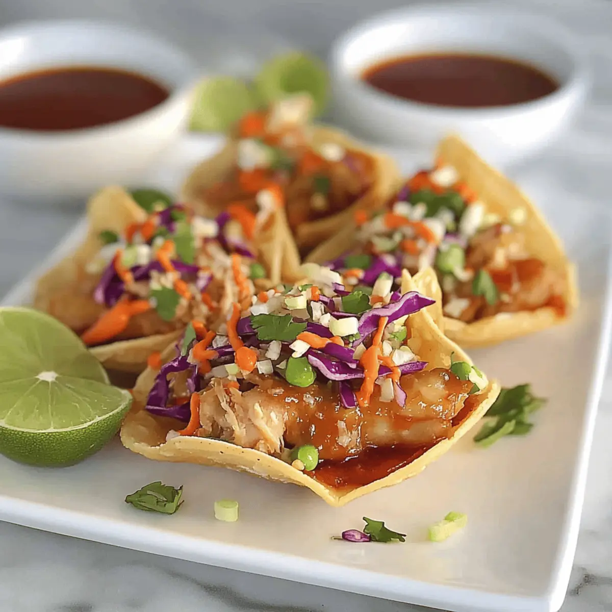 Deliciously Crispy Chicken Wonton Tacos Your Family Will Love