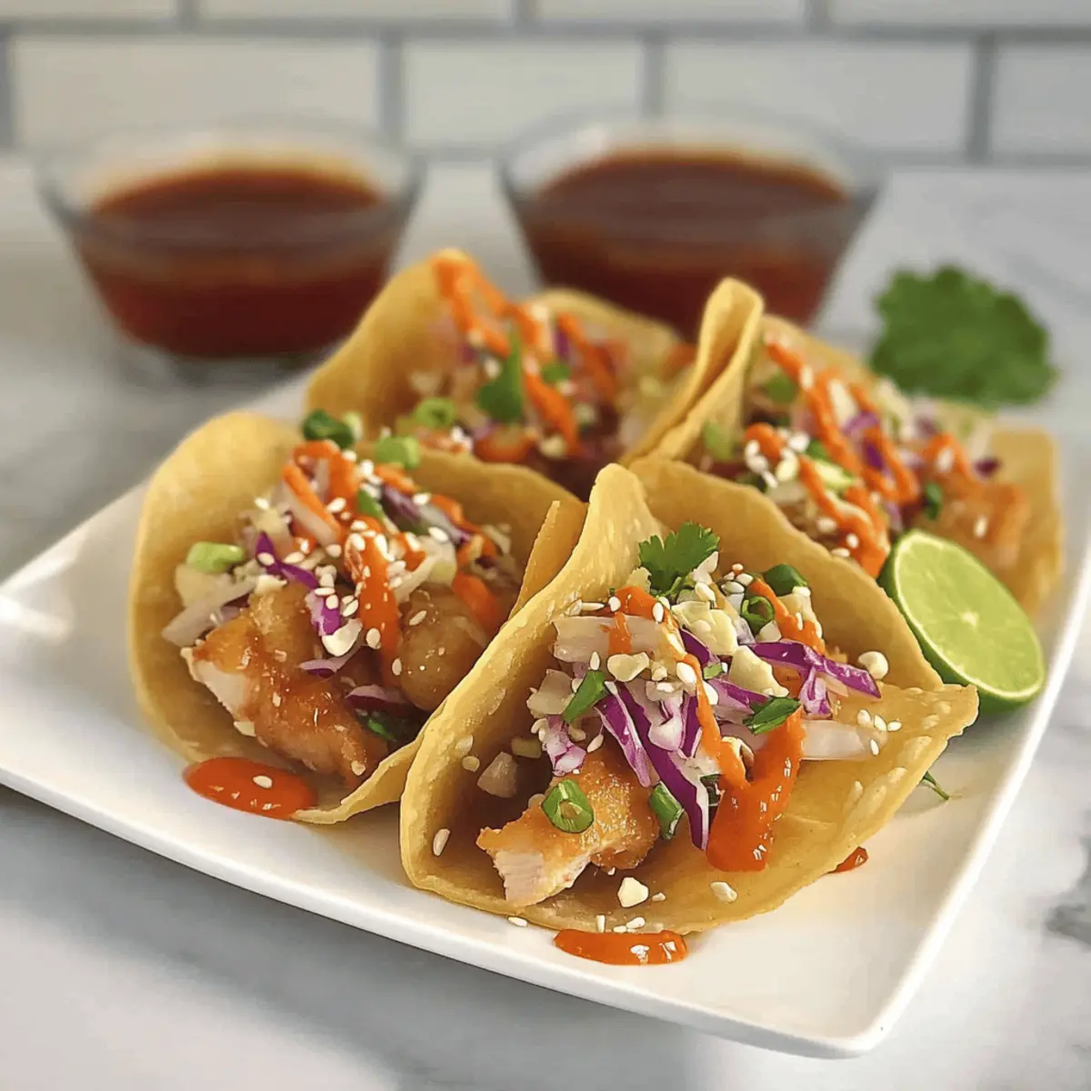Crispy Chicken Wonton Tacos hl2kub