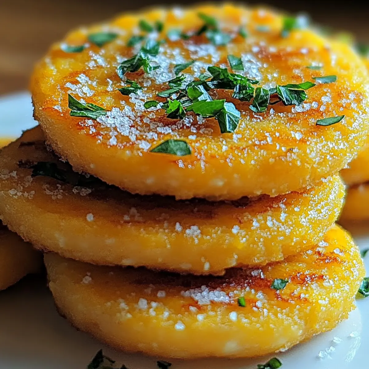 Crispy Parmesan Polenta Rounds stutf9