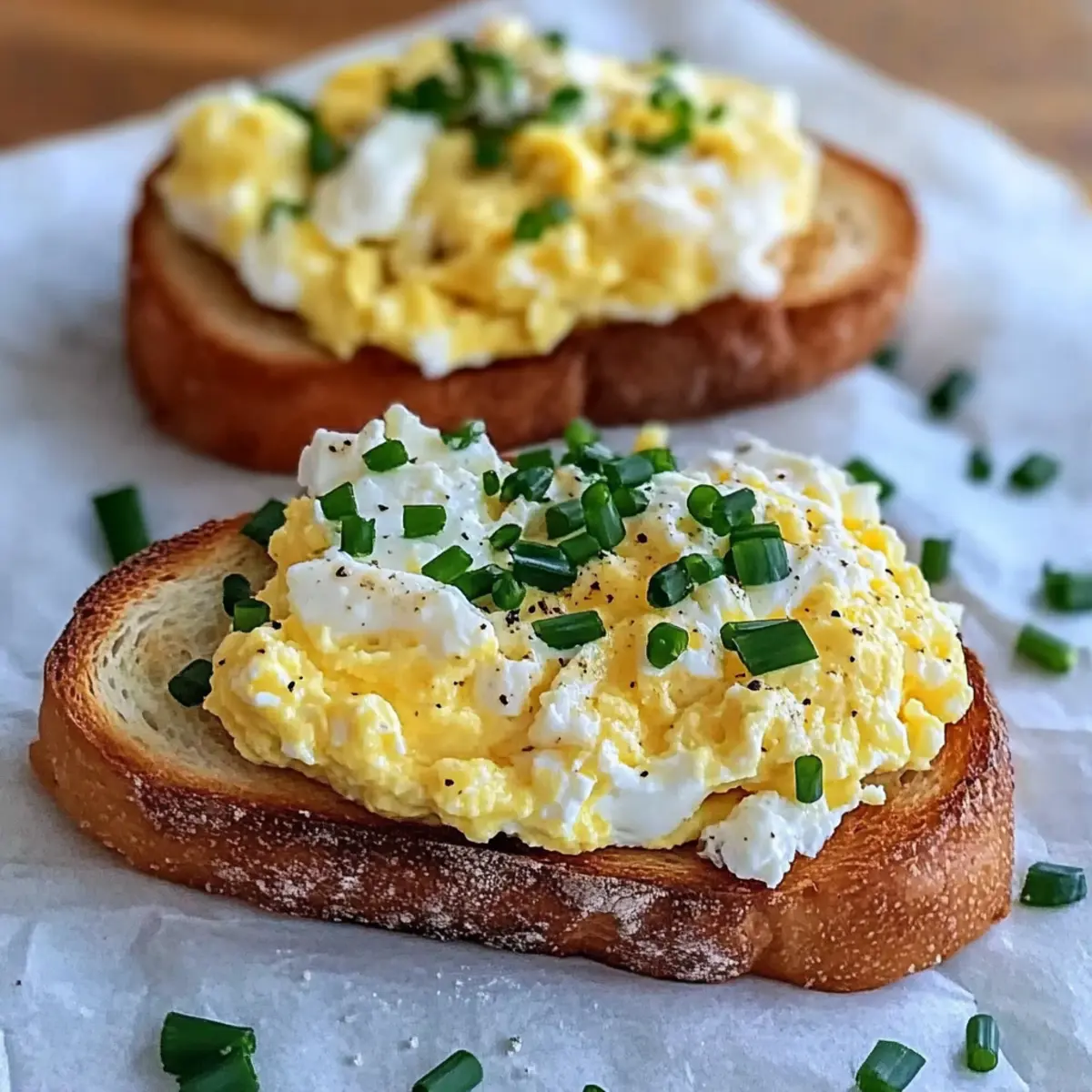 Creamy Egg and Ricotta Toast for Easy Morning Bliss