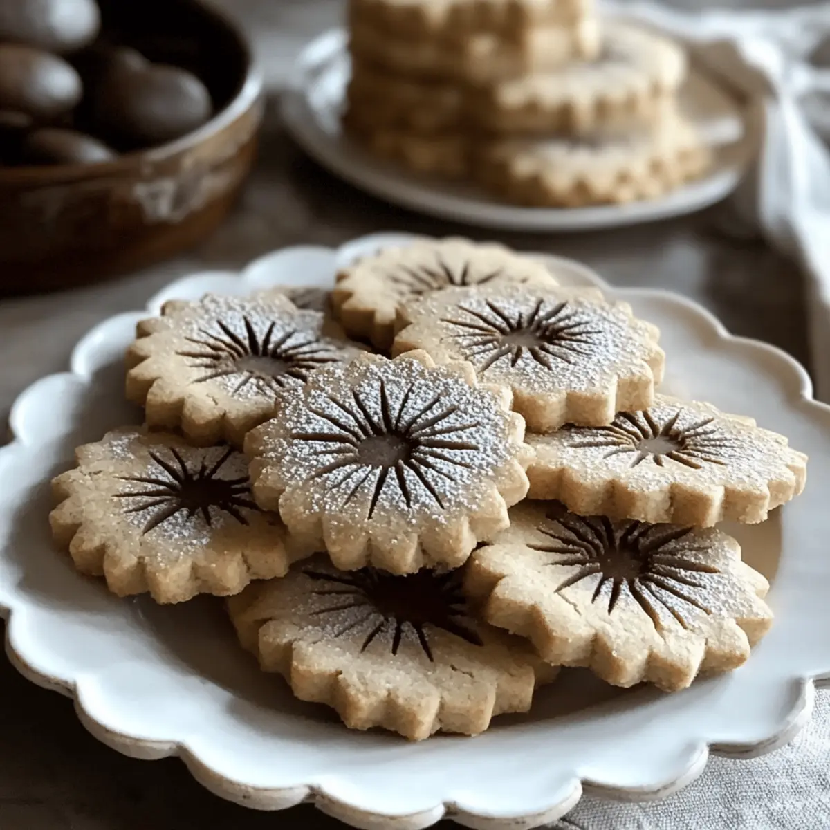 Espresso Shortbread Cookies mnfwkg
