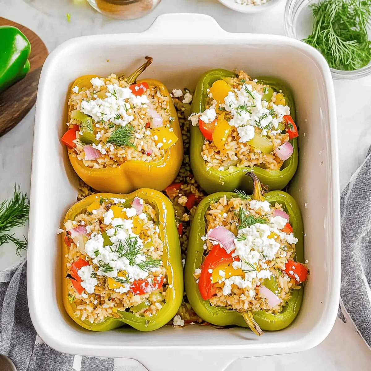 Greek Chicken Stuffed Peppers b7w5c1