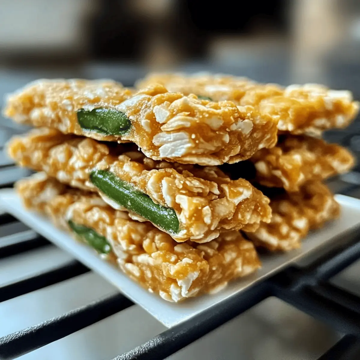 Green Bean and Chicken Crunchies w7tkie