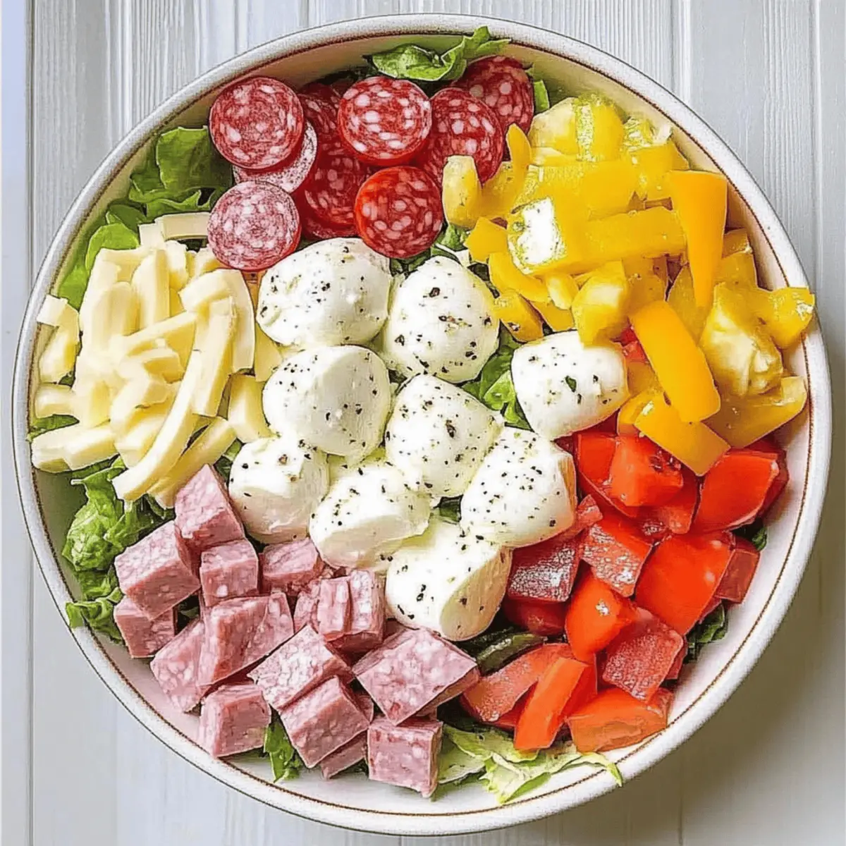 Italian Sub Salad bwfiep