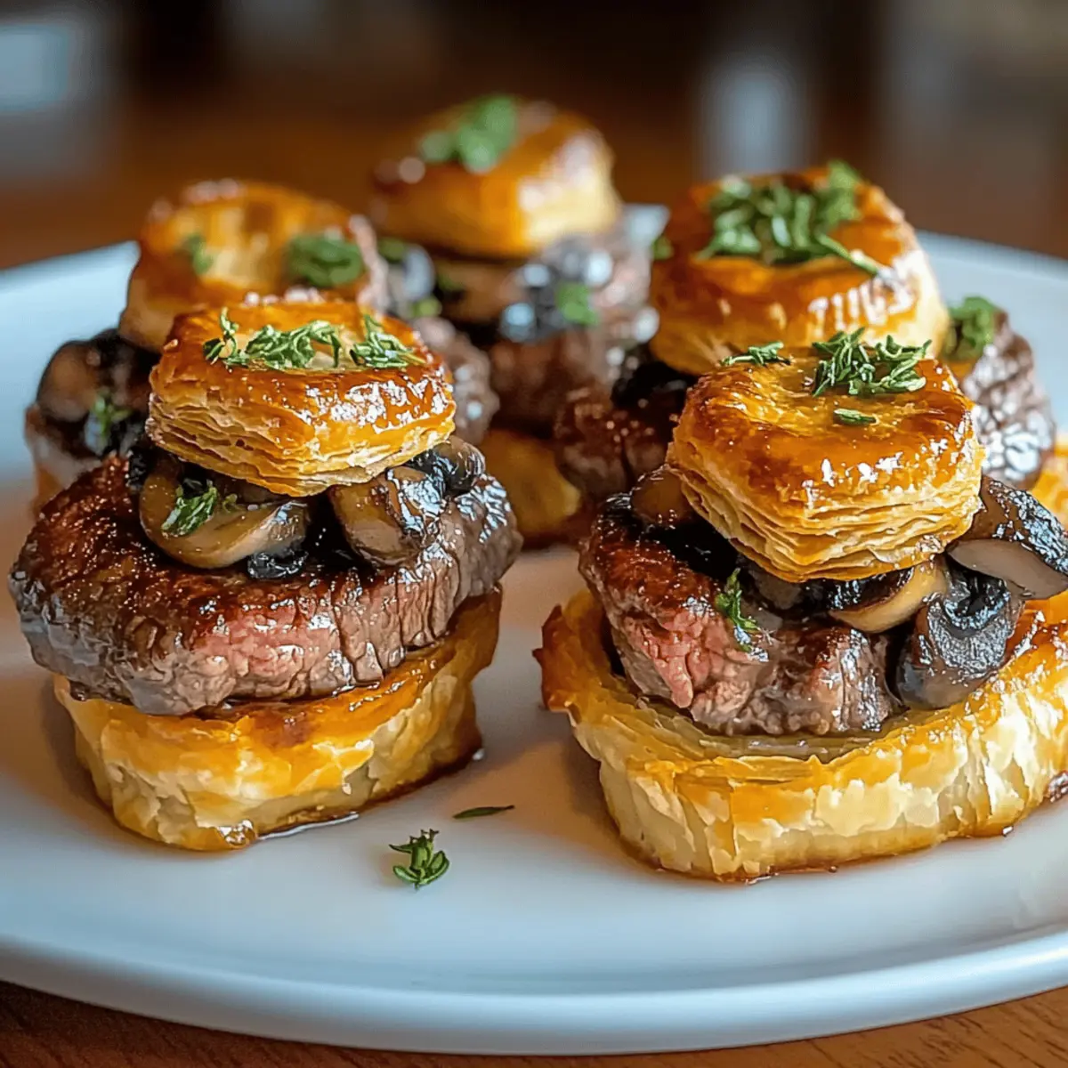 Mini Beef Wellington Bites sq3acg