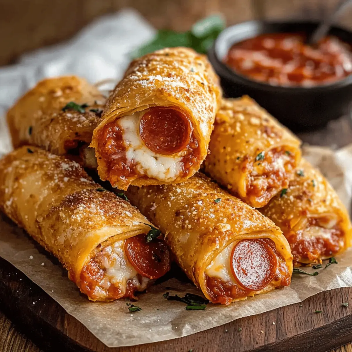 Pepperoni Pizza Rolls dnmzng