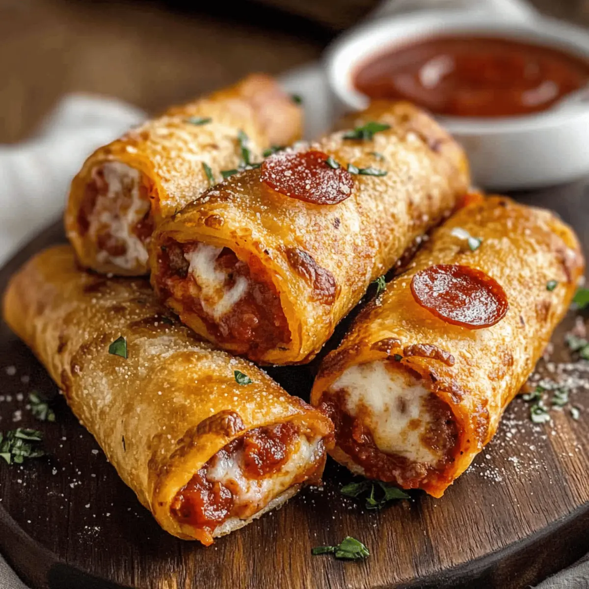 High-Protein Pepperoni Pizza Rolls for Guilt-Free Indulgence
