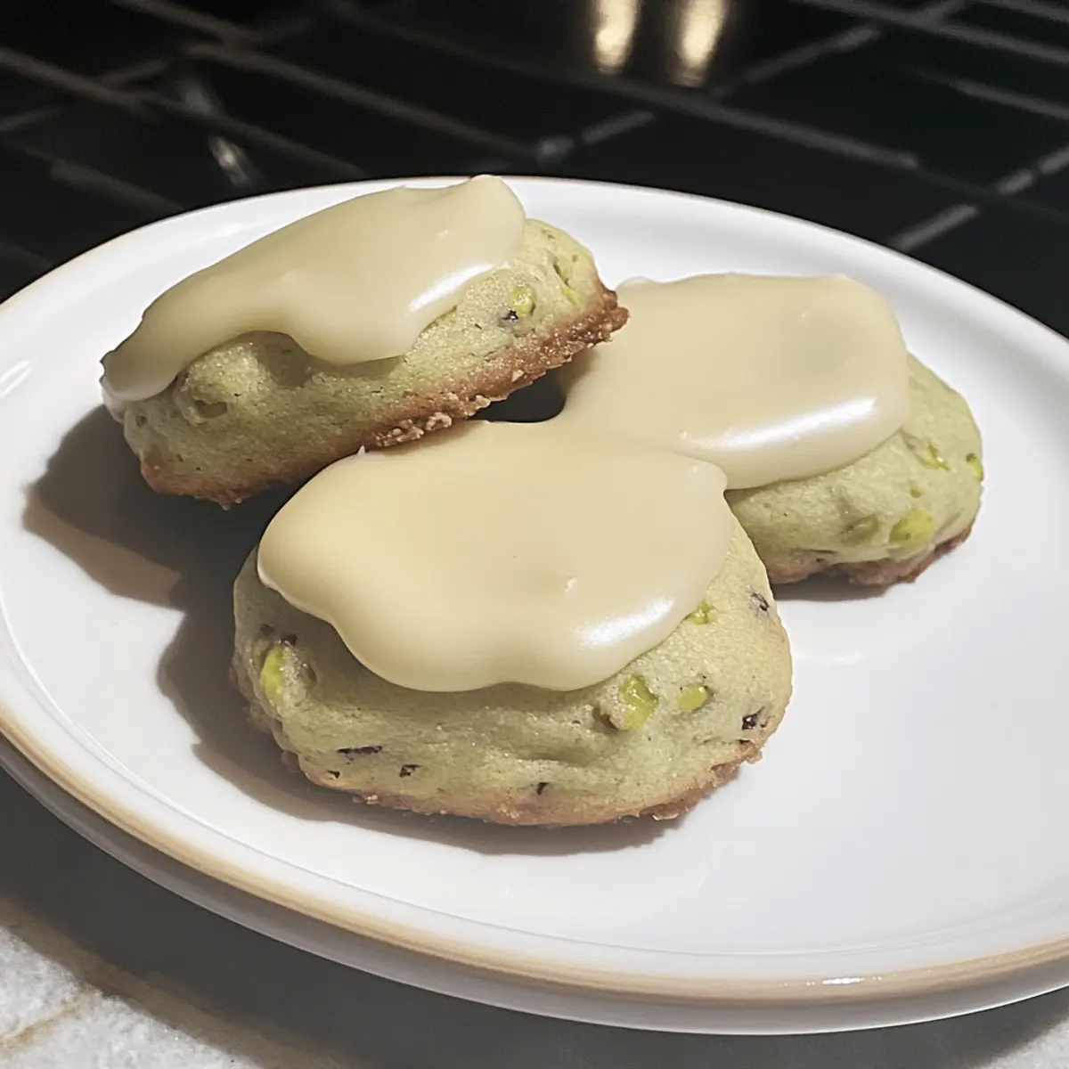 Pistachio Cookies with Brown Butter fjuaah