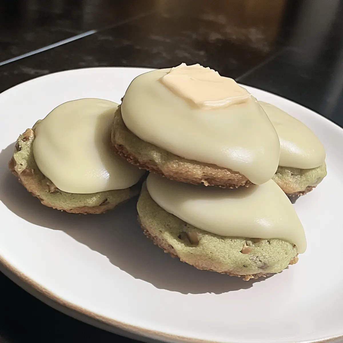 Pistachio Cookies with Brown Butter ra96np