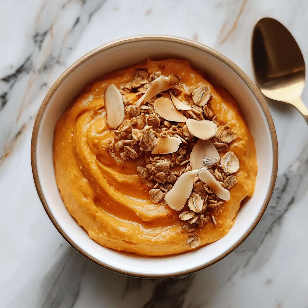 Pumpkin Whipped Cottage Cheese Breakfast Bowl for Cozy Mornings