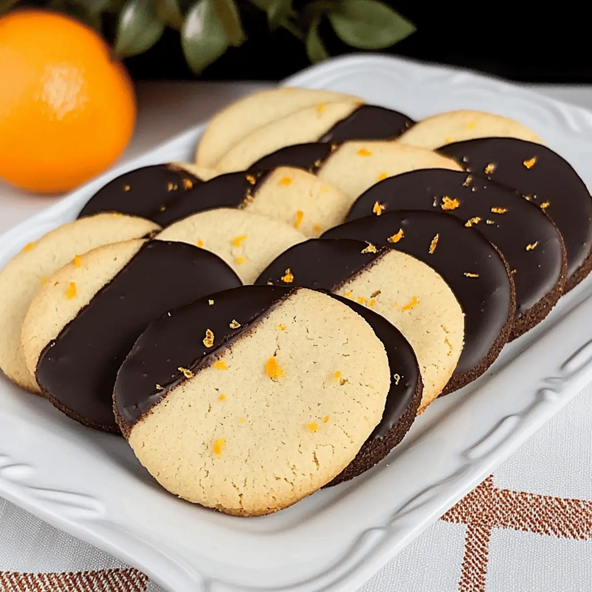 Slice and Bake Chocolate Orange Shortbread Cookies for Joyful Munching