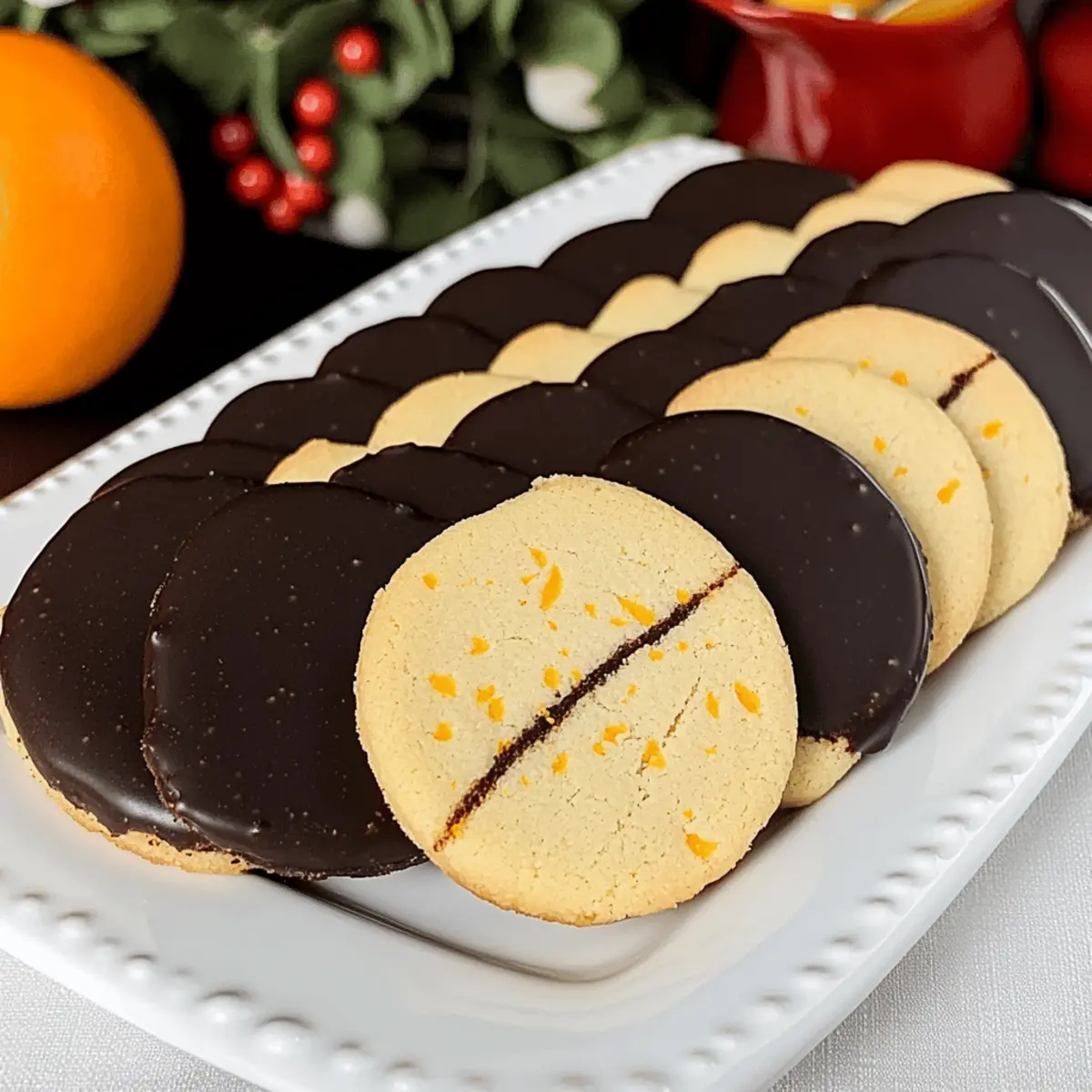 Slice and Bake Chocolate Orange Shortbread Cookies vbo5rd