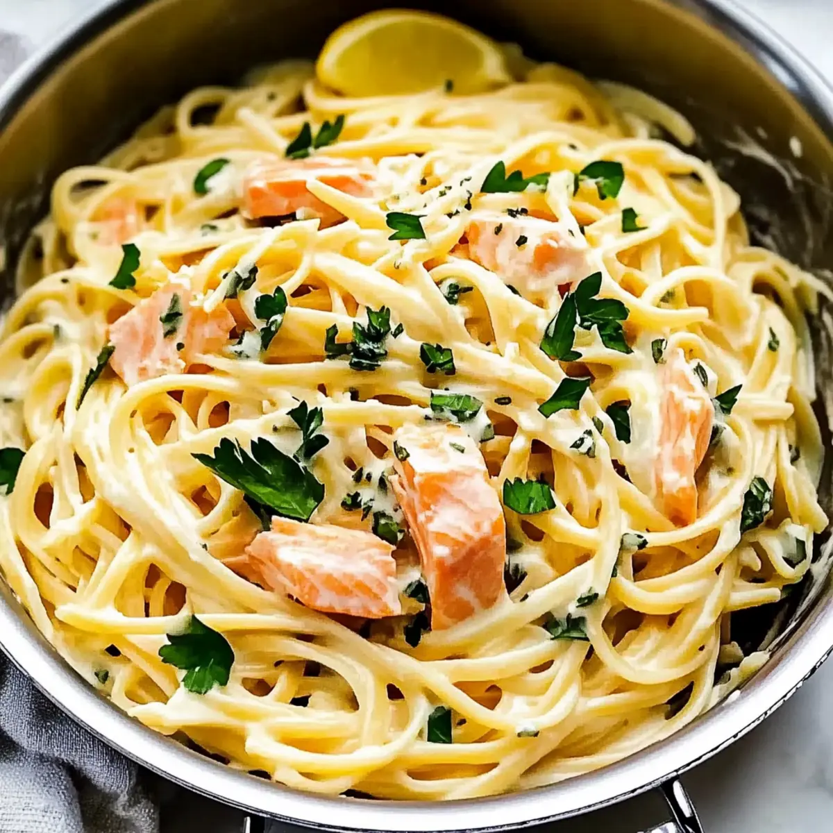 Creamy Smoked Salmon Linguine Ready in Just 30 Minutes