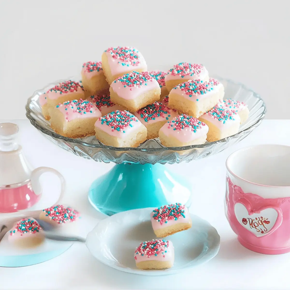 Decadent Sugar Plum Fairy Shortbread Bites for Gifting