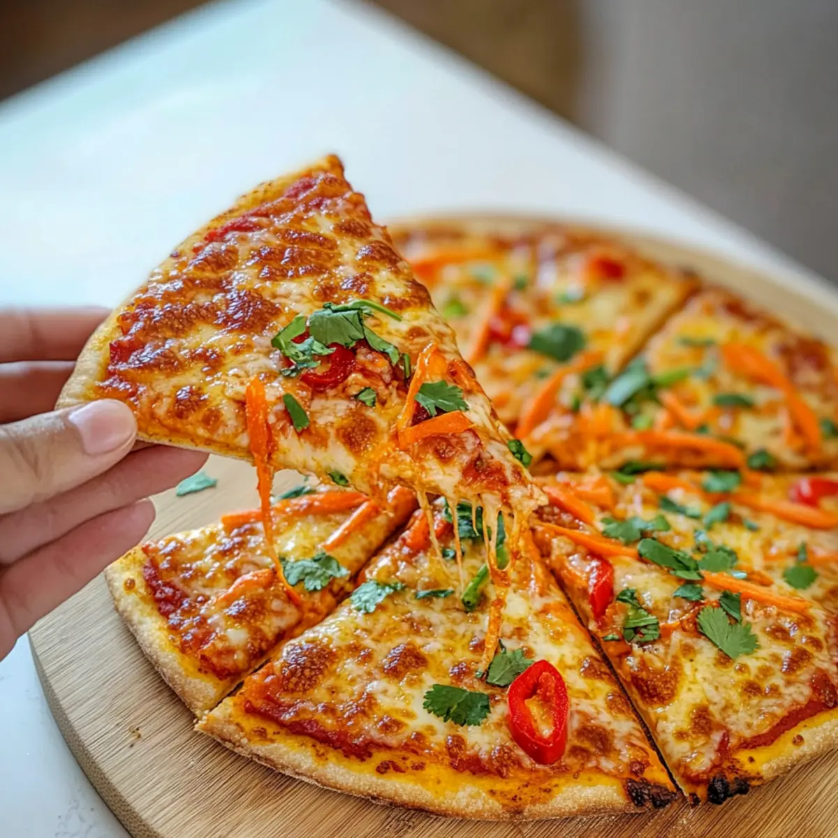 Thai Curry Pizza y91znb