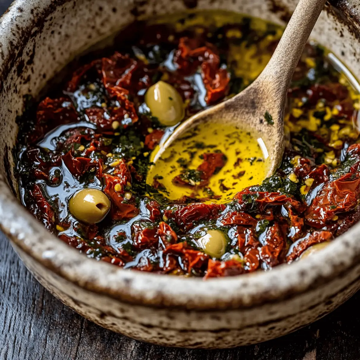 Tomato Olive Oil Bread Dip zffkcn