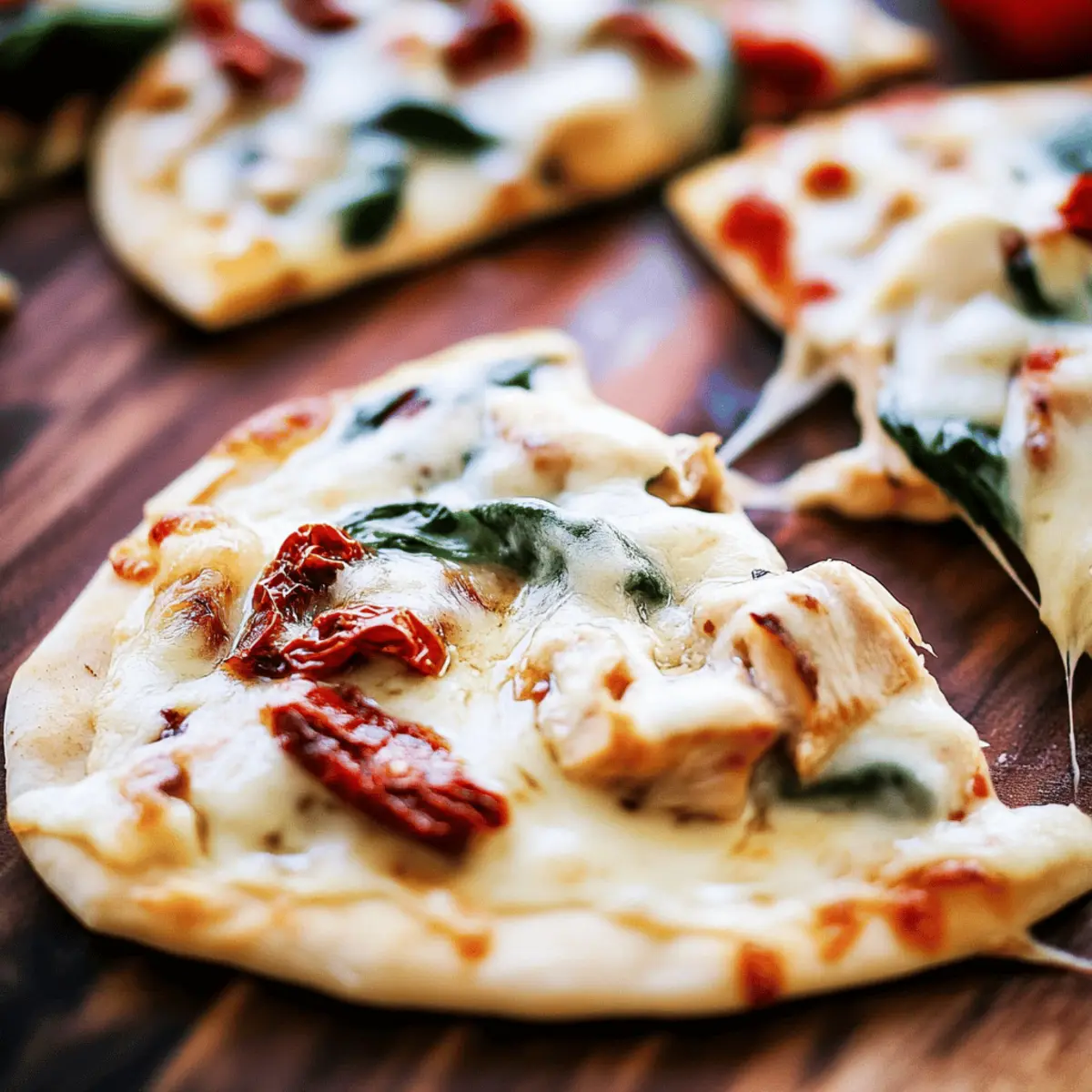 Tuscan Garlic Chicken Pita Pizzas mnyfu0